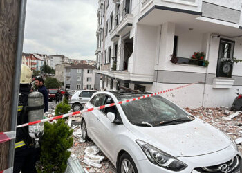 Gebze'de apartmanda doğal gaz kaynaklı patlama; 7 yaralı