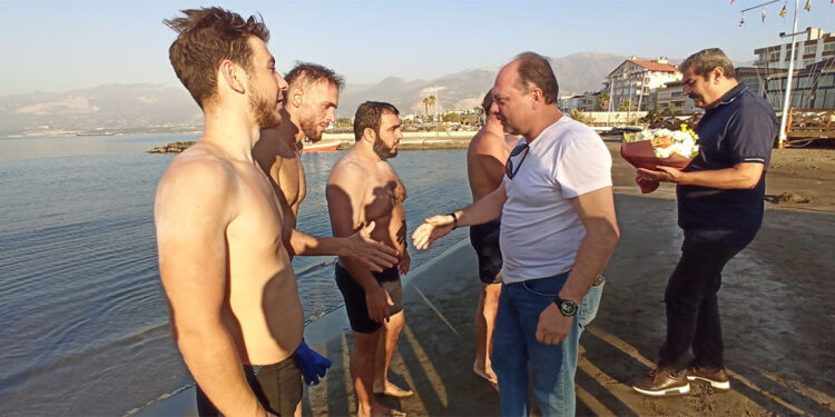 4'üncü İskenderun Körfezi Açık Deniz Yüzme Maratonu tamamlandı