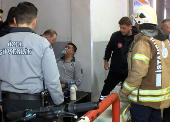 Şişli-Mecidiyeköy metro istasyonunda yangın