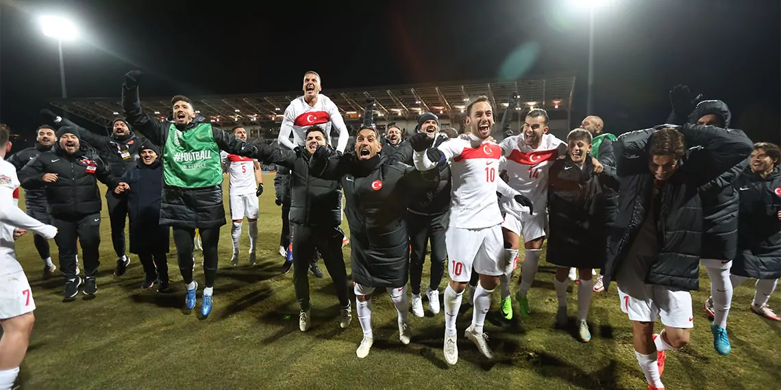 Uefa uluslar b ligi 4’üncü grup’taki 4’üncü maçında deplasmanda i̇zlanda'yı 4-2 yenen a milli takım i̇zlanda'da tarih yazdı.