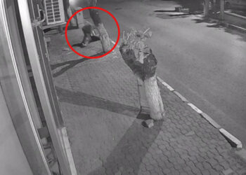 İzmir'de genç kadının bıçaklı saldırıya uğradığı anlar kamerada