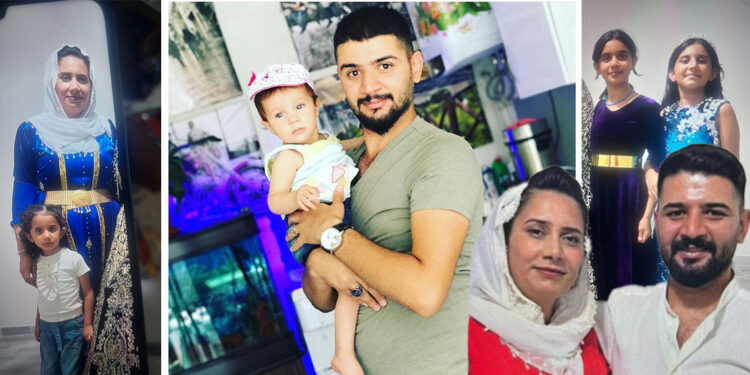 İntihar eden baba ile öldürdüğü 4 çocuğu ve eşi toprağa verildi