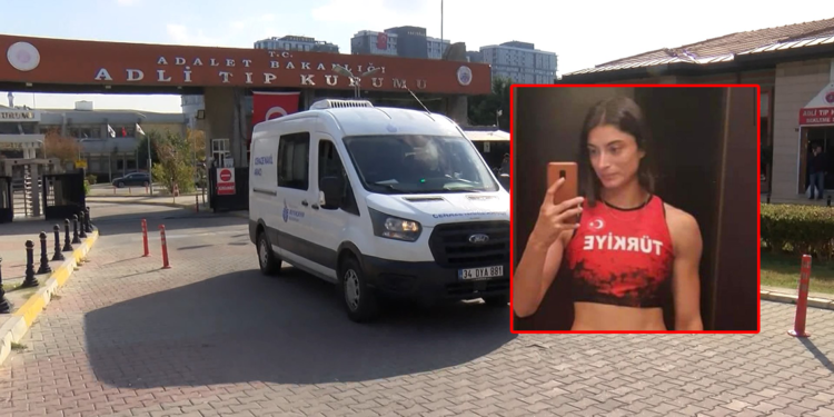Milli sporcu Selene Durna'nın cenazesi Adli Tıp Kurumu'ndan alındı