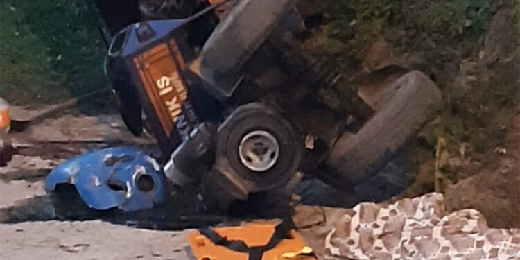 Ordu'da patpat devrildi; 1 ölü 3 yaralı