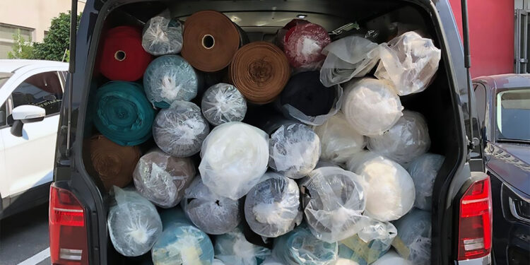 Bir yılda 7 milyon lira değerinde 500 top kumaş çaldılar