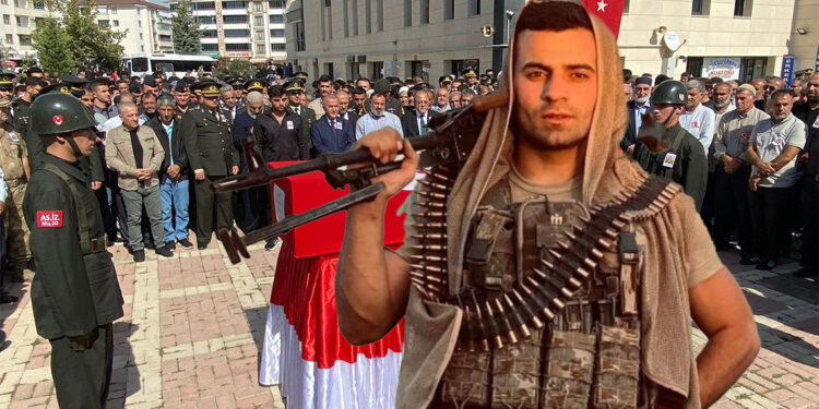 Piyade Sözleşmeli Er Sefer Alan'a veda