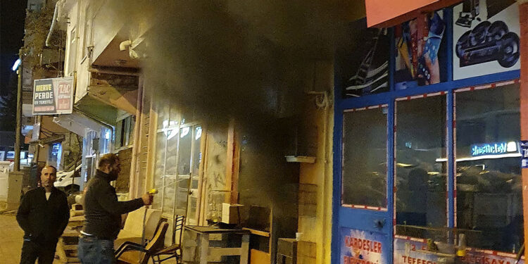 Pet shopta çıkan yangında kuş ve balıklar öldü