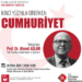 Prof. Dr. Ahmet Aslan'dan Cumhuriyet Konferansı