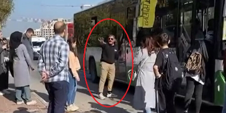 Psikolojisinin bozulduğunu söyleyip, yolcuları otobüsten indirdi