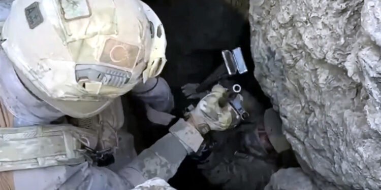 Gürz-18 operasyonlarında 55 mağara imha edildi