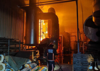 Sakarya'da fabrikada çıkan yangın, büyümeden söndürüldü