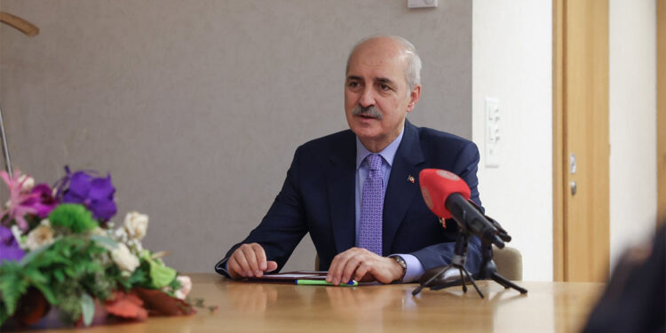 Kurtulmuş, Parlamentolar Arası Birlik Başkanı ile bir araya geldi