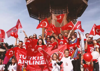 THY'den Cumhuriyet'in 101'inci yıl dönümüne özel proje