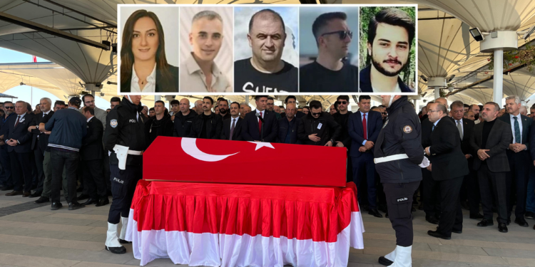 TUSAŞ şehitleri son yolculuklarına uğurlandı