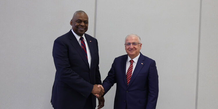 Yaşar Güler ABD Savunma Bakanı Austin ile görüştü