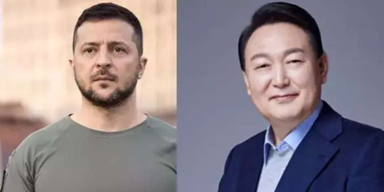 Zelenski Güney Kore Devlet Başkanı ile görüştü