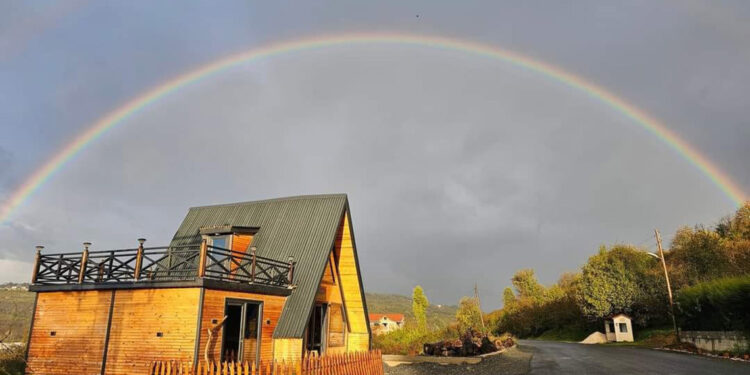 Zonguldak'ta çifte gökkuşağı 