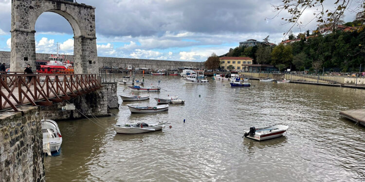 Zonguldak'ta deniz çamur rengini aldı 