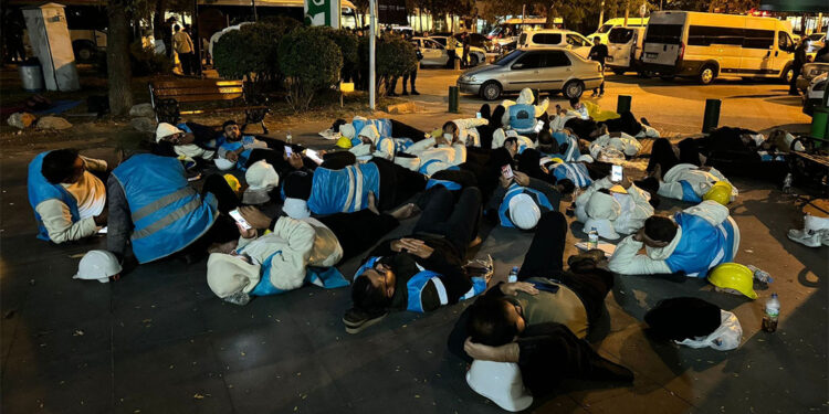 Fernas Maden işçileri açlık grevinde