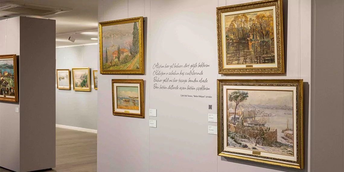 İstanbul'un resmi sergisi, i̇ktisadi bağımsızlık müzesi’ndeki ankara sanat galerisi’nde sanatseverlerle buluştu.