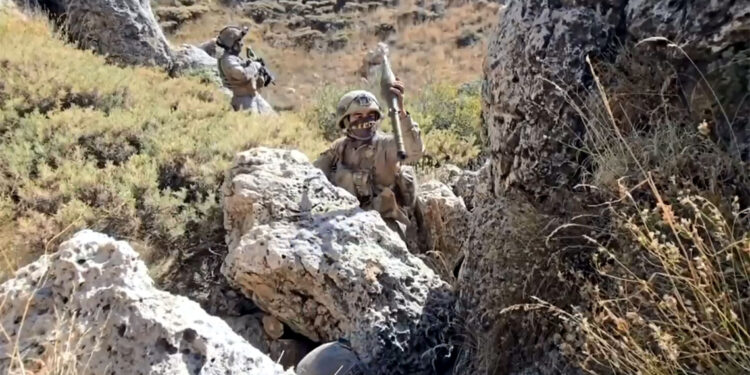 Gürz-25 operasyonlarında 37 mağara imha edildi