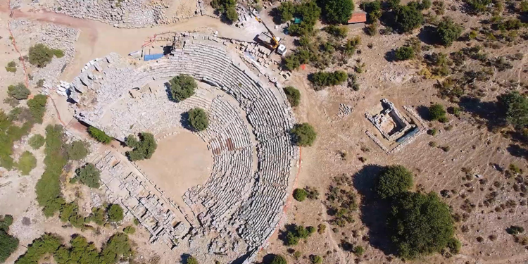 3 bin yıllık liman kenti 'Kaunos'