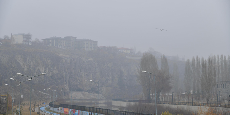 Ardahan'da sis etkili oldu