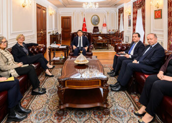 Bakan Tunç, Almanya Büyükelçisi Katharina Sorg ile bir araya geldi