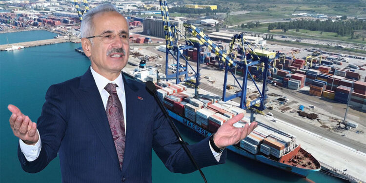 Limanlarda elleçlenen yük miktarı geçen yıla göre yüzde 1,3 arttı