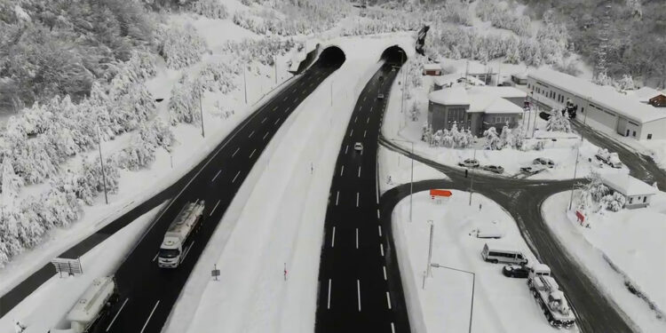 Bolu Dağı'nda yağışın etkisi azaldı