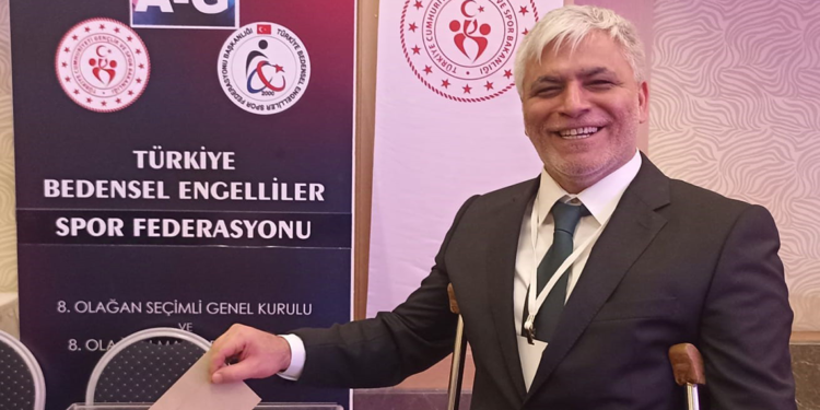 Bedensel Engelliler Spor Federasyonu’nda Alpaslan Erkoç yeniden başkan