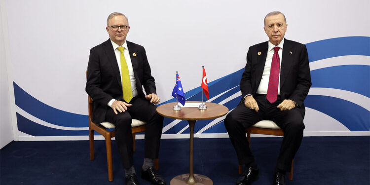 Cumhurbaşkanı Erdoğan, Avustralya Başbakanı Albanese'yi kabul etti