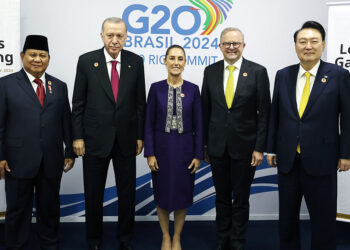 Cumhurbaşkanı Erdoğan, MIKTA liderleriyle bir araya geldi