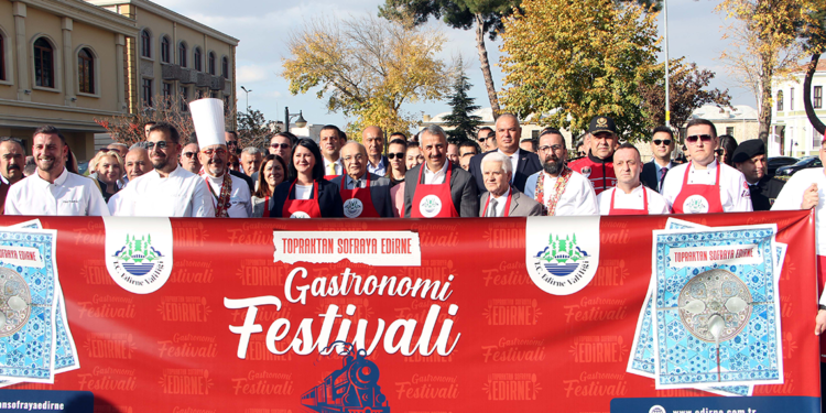 Edirne'de 'Topraktan Sofraya Edirne Gastronomi Festivali' başladı