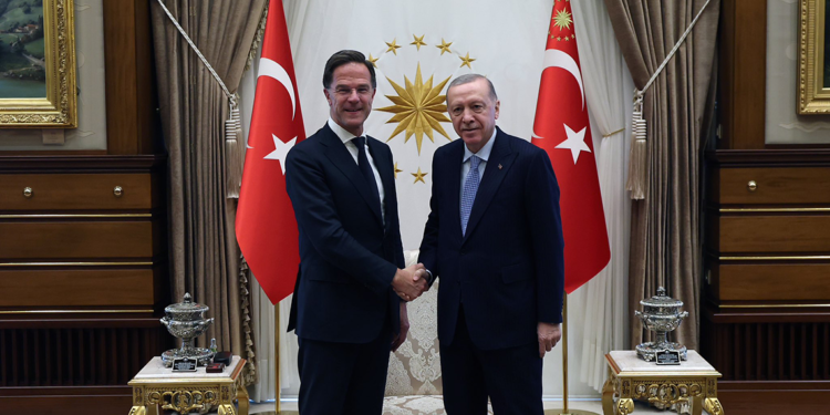 Erdoğan NATO Genel Sekreteri Rutte'yi kabul etti
