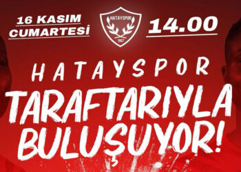 Hataysporlu futbolcular taraftarıyla kucaklaşacak