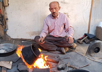 İlçenin tek kalaycısı, bu işin son nesli