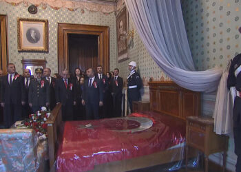 Atatürk ölümünün 86'ncı yıldönümünde Dolmabahçe Sarayı'nda anıldı