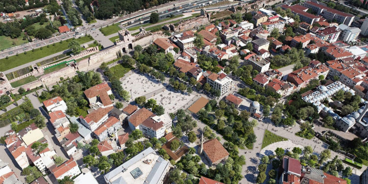 Topkapı Kaleiçi Meydanı yenileniyor