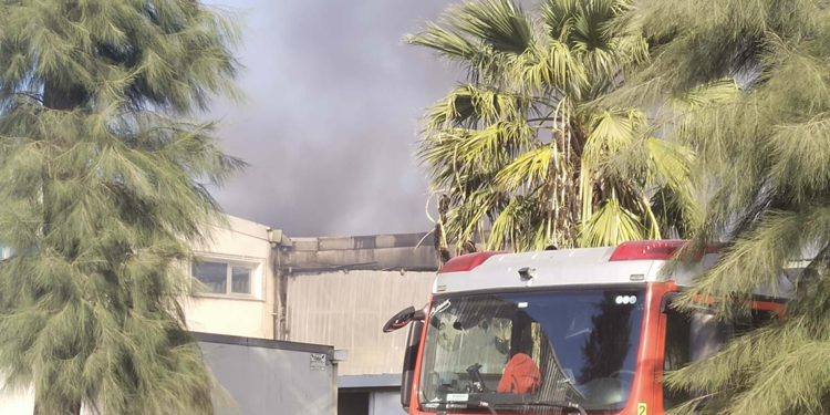 İzmir'de kimya fabrikasında yangın
