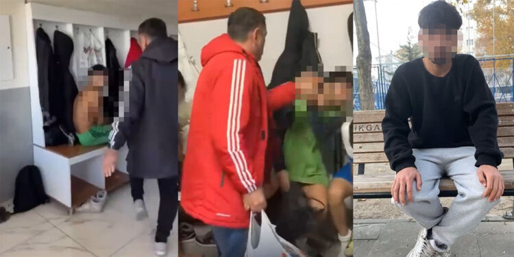 Kayseri'de antrenörden futbolcuya darp