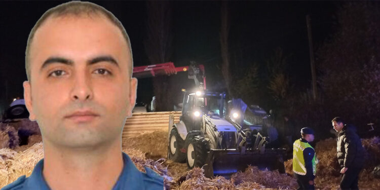 Kazaya müdahale eden polislere TIR çarptı: 1 şehit