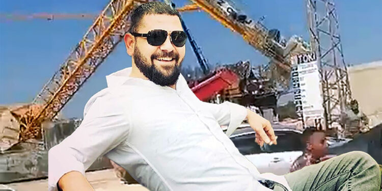 Şantiyede kule vinç devrildi, operatör öldü