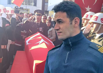 Kazada şehit olan Deniz Teğmen Mustafa Kemal Öz defnedildi