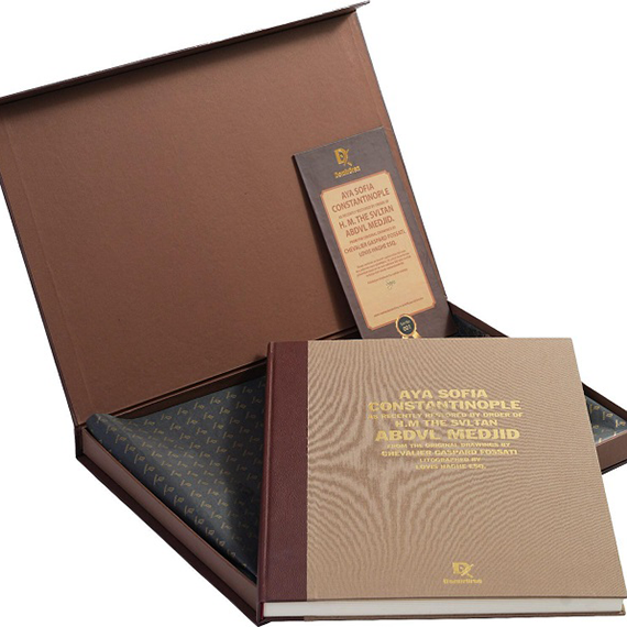 Sultan Abdülmecid’e sunulan Ayasofya albümünün tıpkıbasımı yapıldı