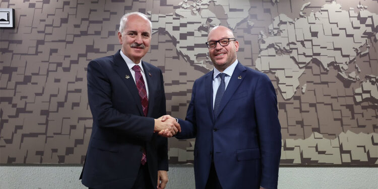 Numan Kurtulmuş, İtalya Temsilciler Meclisi Başkanı ile görüştü
