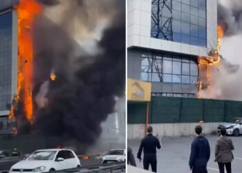 Bahçelievler'de özel okulda yangın