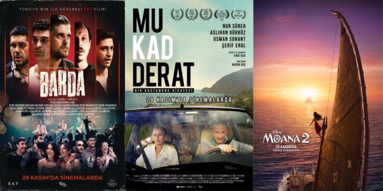 Vizyondaki filmler 29 Kasım-6 Aralık 2024
