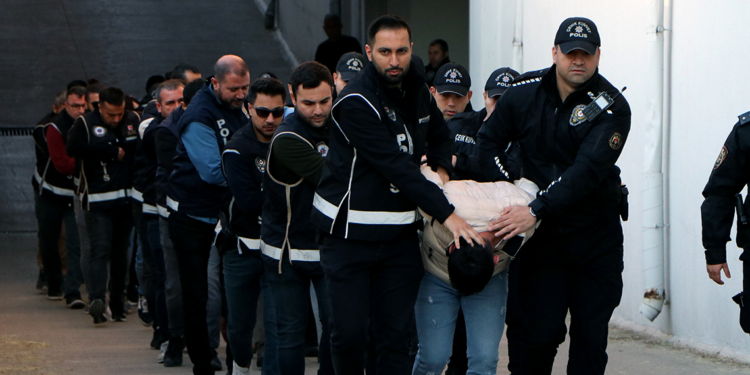 ‘KUYU-37’ operasyonunda gözaltına alınan 282 şüpheli adliyede
