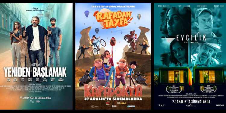 Vizyondaki filmler 27 Aralık-3 Ocak 2025